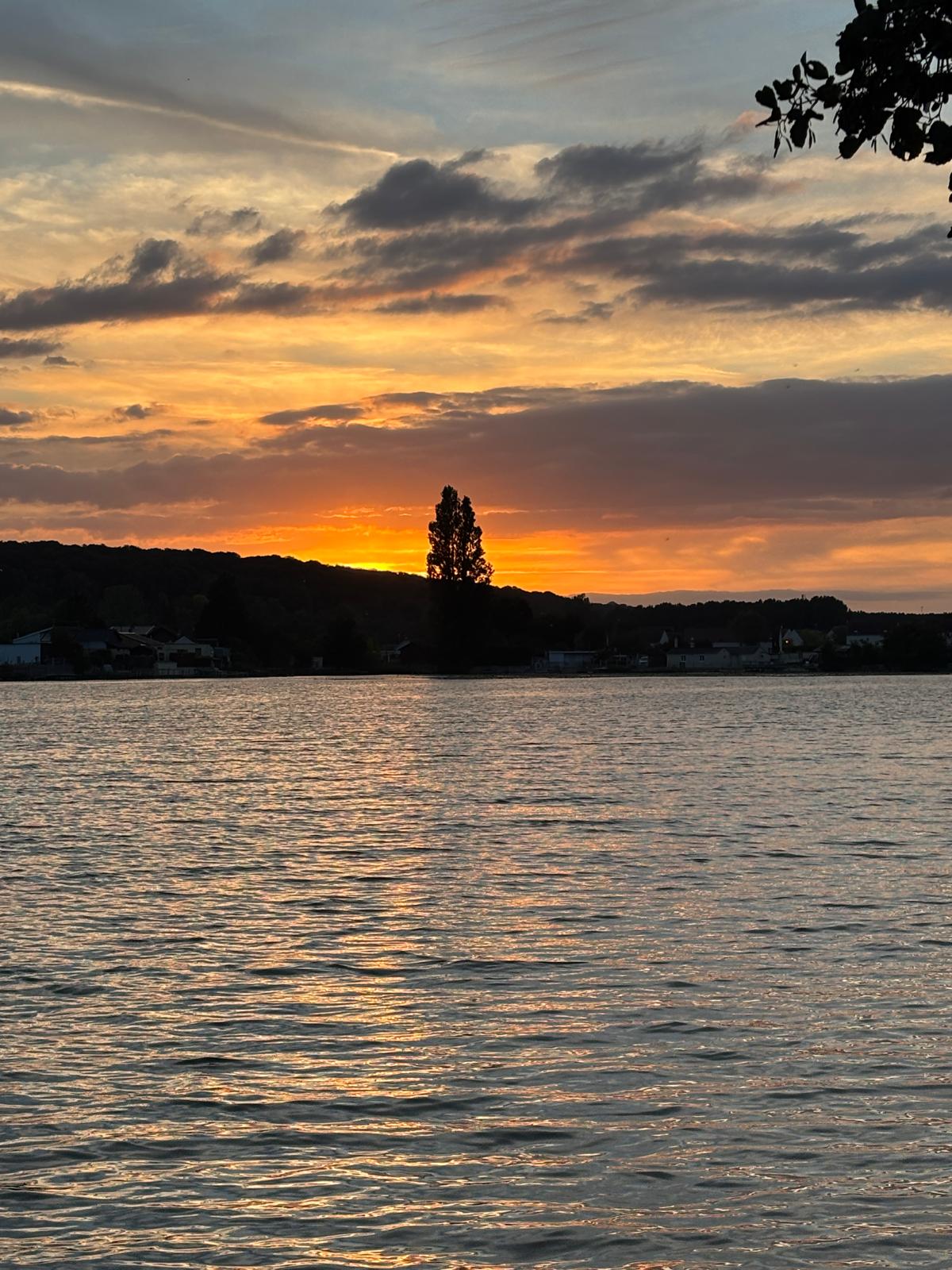 Le coucher de soleil
